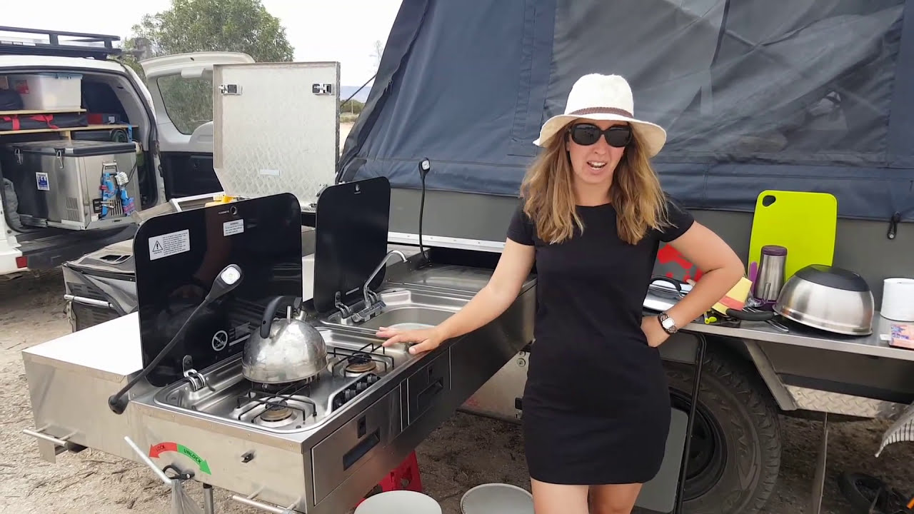 Cub Camper kitchen storage