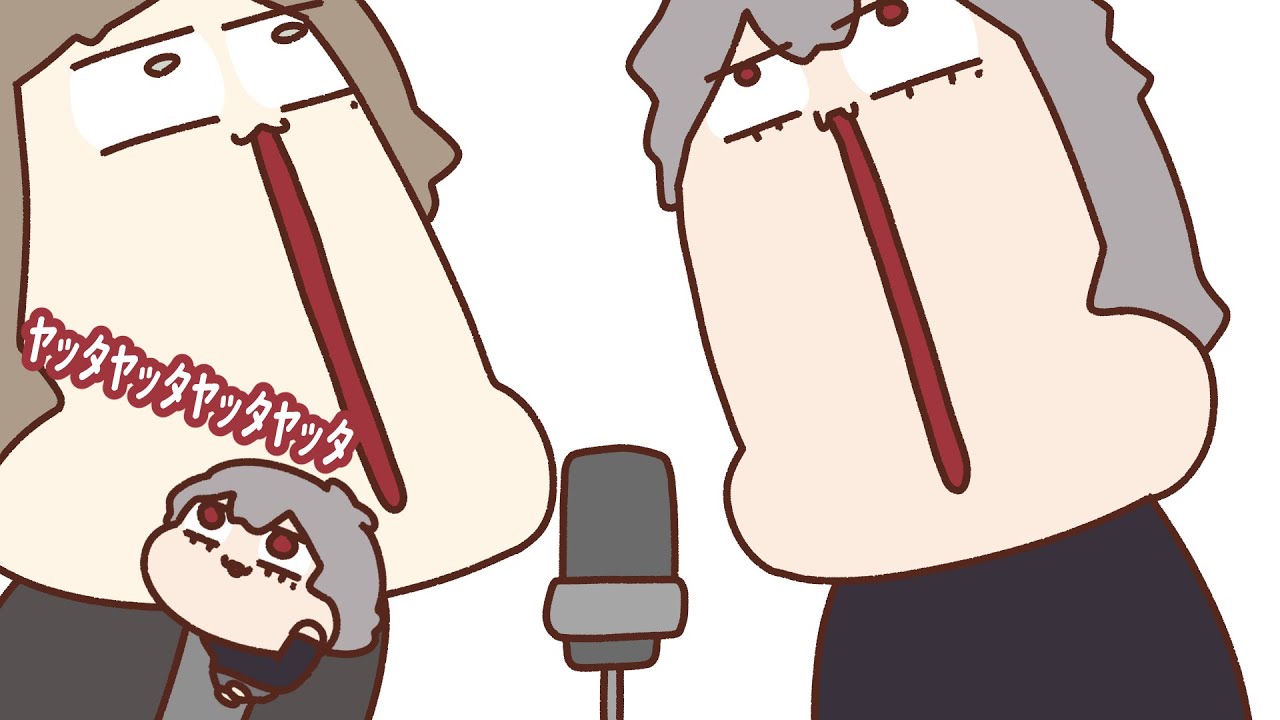【手描き】今年一のダジャレに歓喜するクロノワ【葛葉＆叶/ChroNoiR】