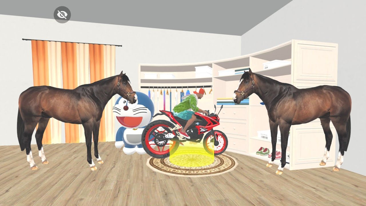 Franklin ke ghar ghode 🐎Indian auto simulator game 🤩 Indian Theft Aura auto simulator gameplay video