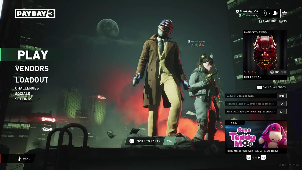 Payday 3.first time playing