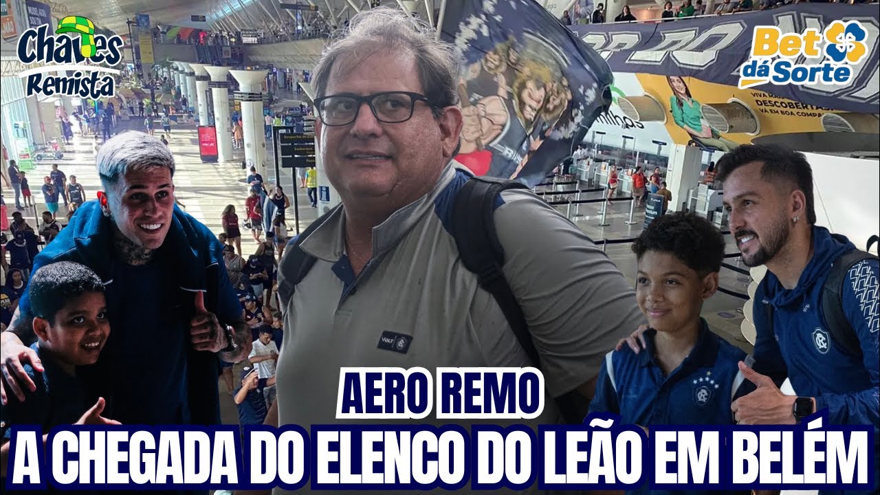 AAO VIVO #AEROREMO | A CHEGA DO ELENCO DO REMO EM BEL&Eacute;M | PARTE 2