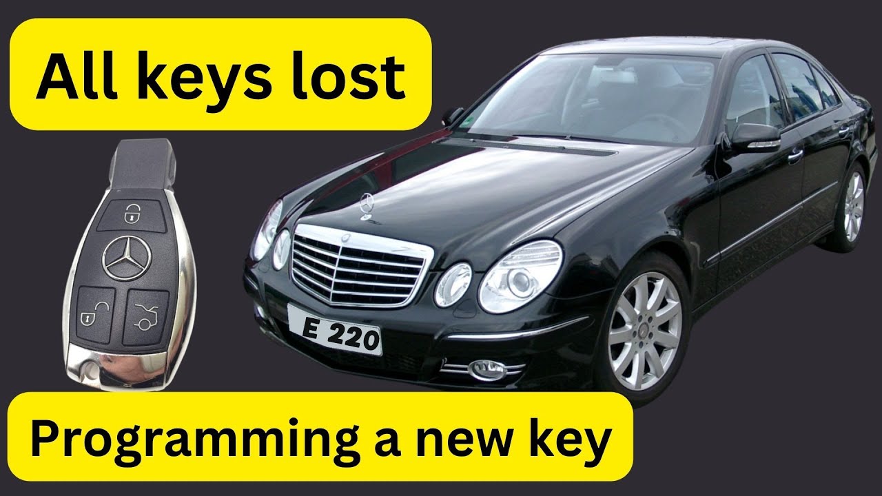 2007 Mercedes W211 (E220) All keys lost by Autel IM608. Using G-Box2 Xp400.