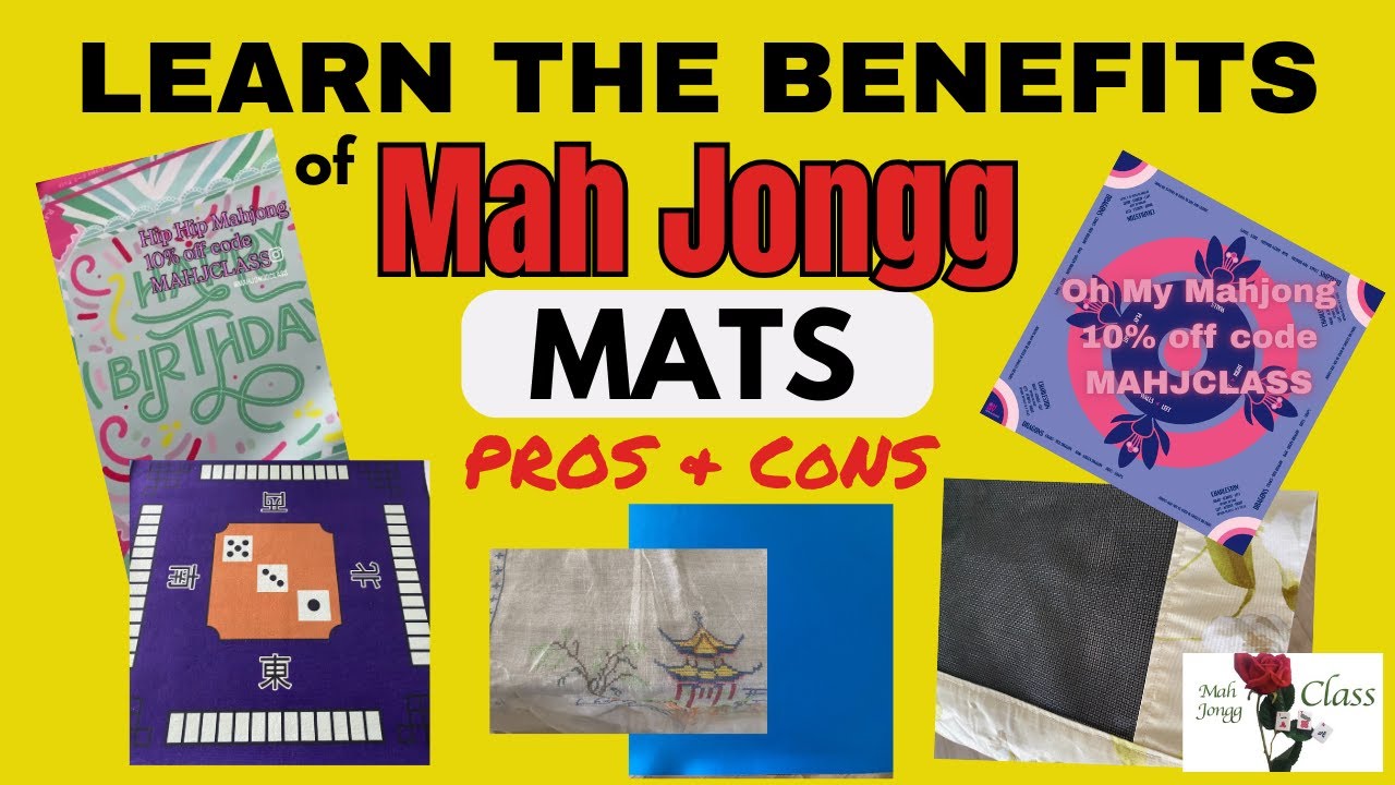MahJongg tablecloth, do need a mahjong mat to play mahjong? Pros & Cons 1-20-26 #tablescapes