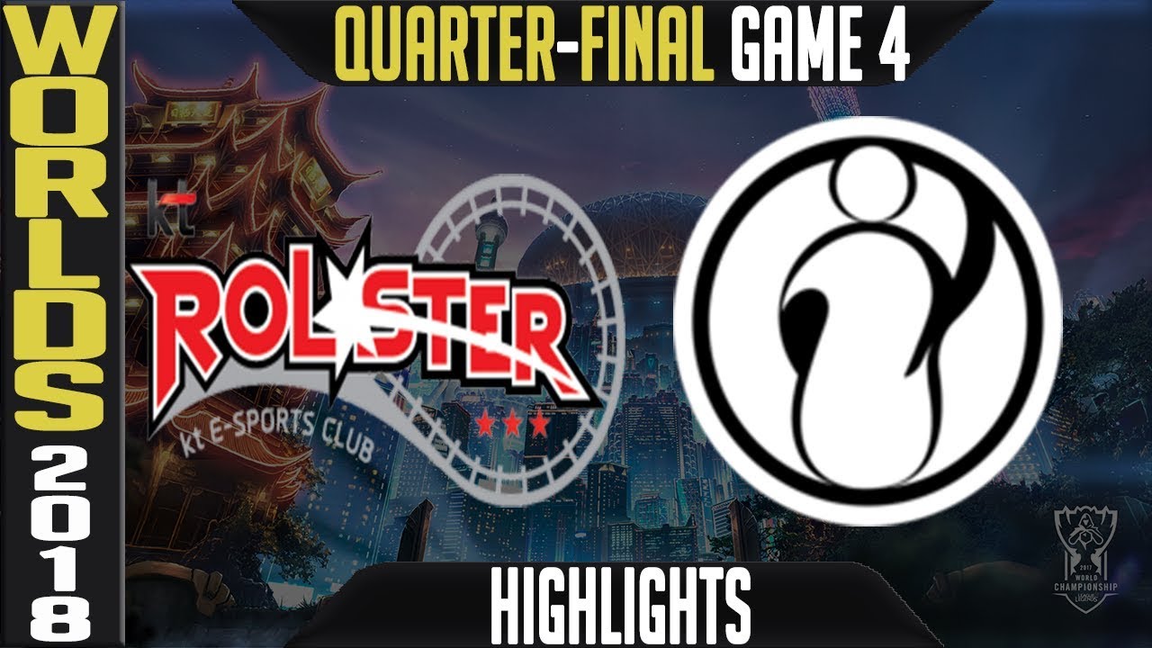 KT vs IG Quarter-Final Highlights Game 4 | Worlds 2018 Quarter-Final | KT Rolster vs Invictus Gaming