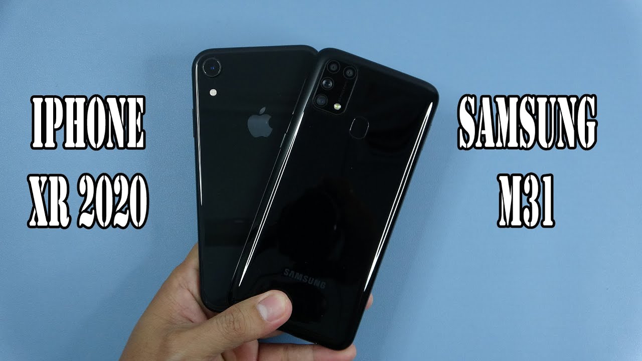 iPhone XR 2020 vs Samsung Galaxy M31 | SpeedTest and Camera comparison