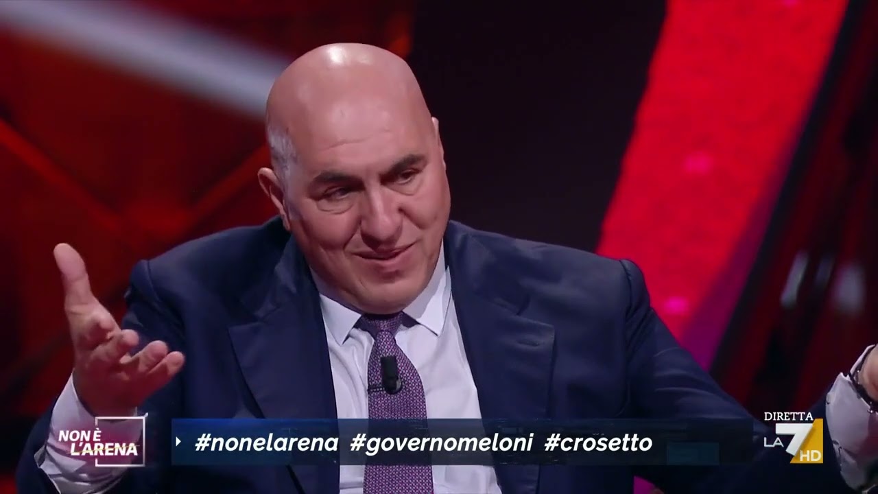 Guido Crosetto, ministro della difesa: 