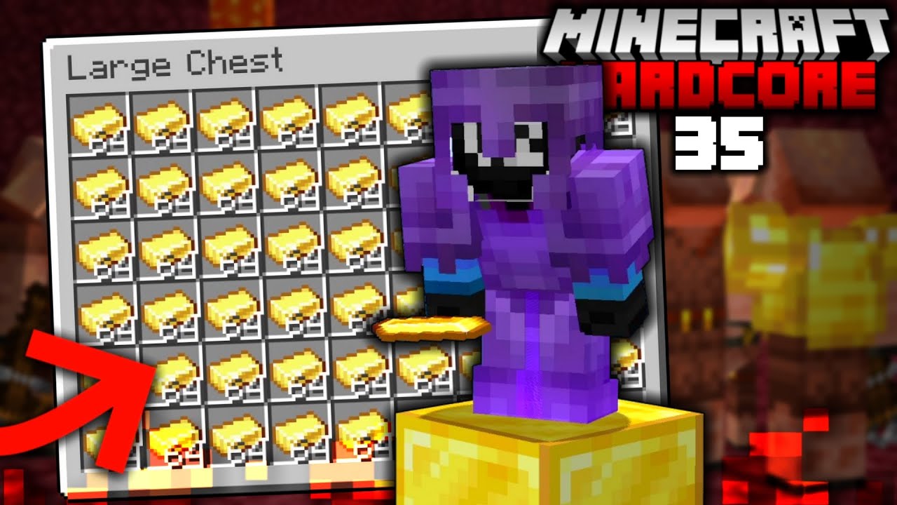 БЕСКОНЕЧНОЕ ЗОЛОТО в Minecraft Hardcore! (#35)