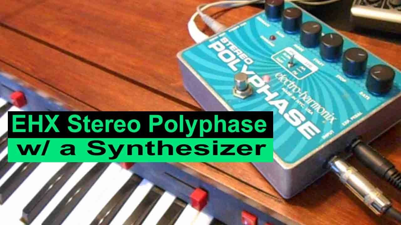EHX Stereo Polyphase Pedal Demo w/ A Synthesizer #7 ARP Solina