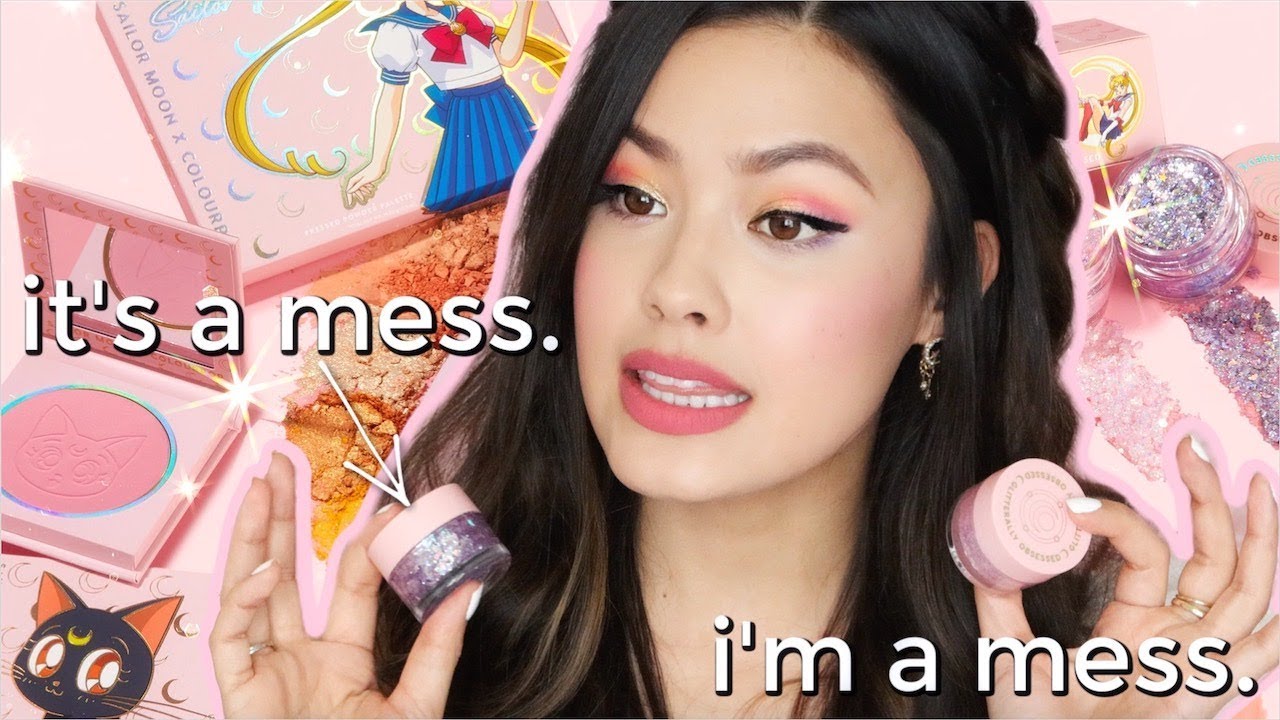 HONEST FULL SAILOR MOON x COLOURPOP COLLECTION REVIEW 🌙 Try-on, Swatches & Demo