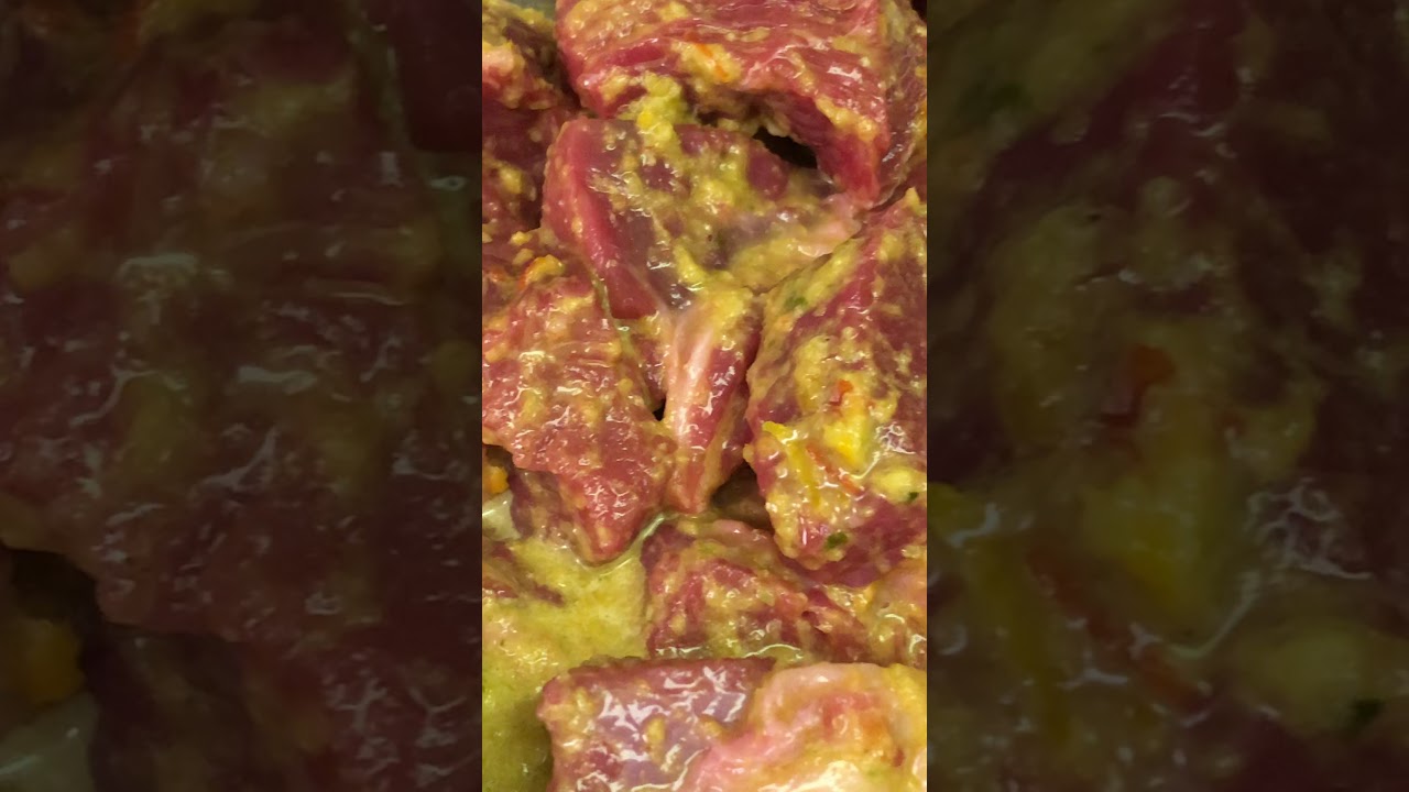 Nyama ya kuchoma iliyo na Viungo vya masala part 1 .