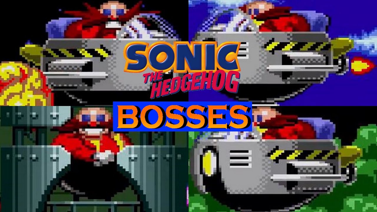 Sonic the Hedgehog: All Bosses (As Sonic) (No Damage) (With PERFECT Ending)