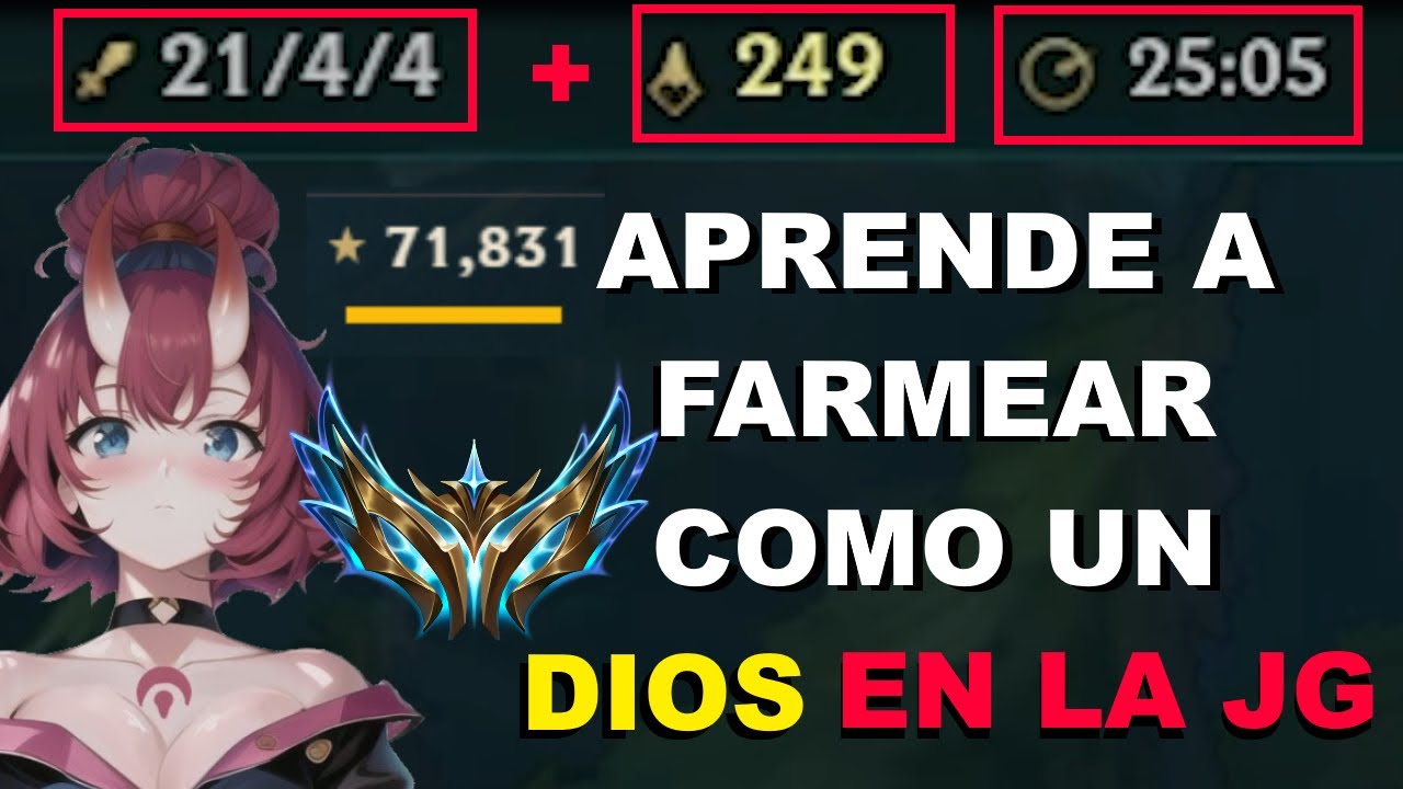 TE ENSEÑO A FARMEAR COMO UN DIOS EN LA JUNGLA CON EVELYNN!! | RANKED COMPLETA | S13