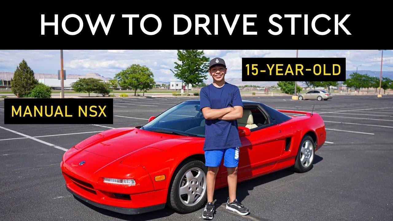 How to Drive a Manual Transmission | Teaching a Teen in an Acura NSX