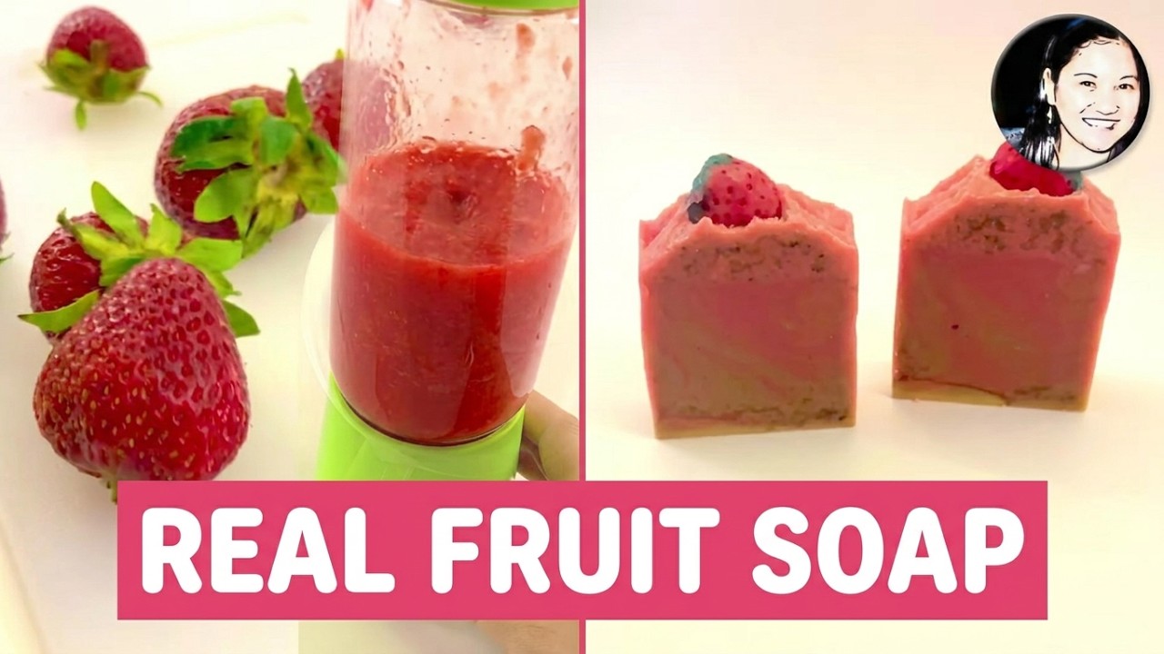 How to make Strawberry Soap | Cold Process Strawberry Soap 2022 | D' Clumsy Soaper