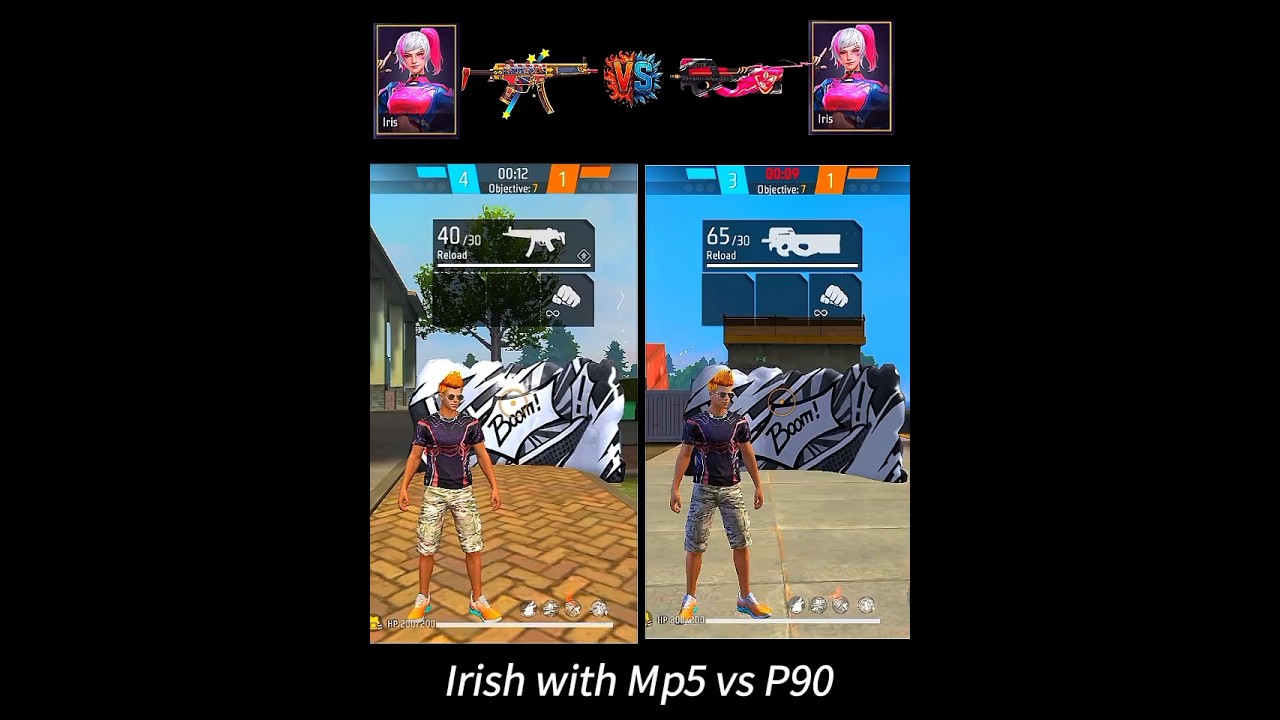 🔥 Irish Aim ON 💚 MP5 vs P90 | Fastest SMG Duel 🌀