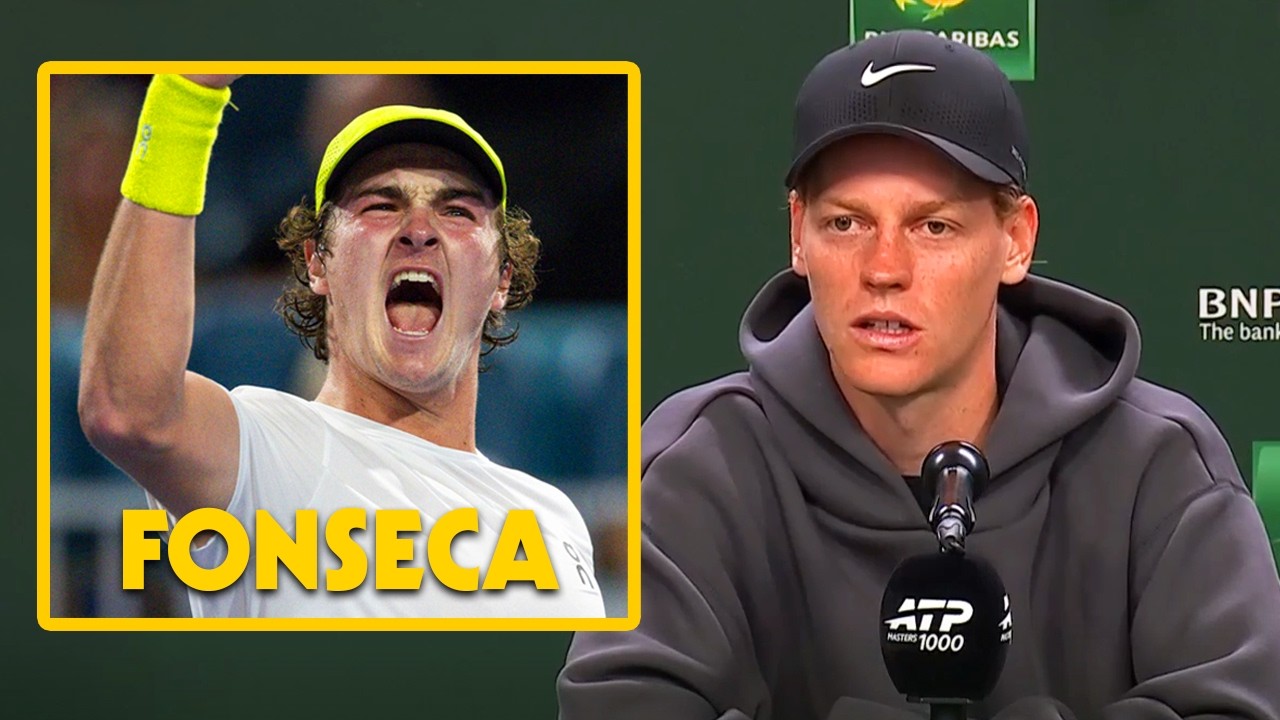 Jannik Sinner was asked How HIGH can Fonseca go... His answer is...