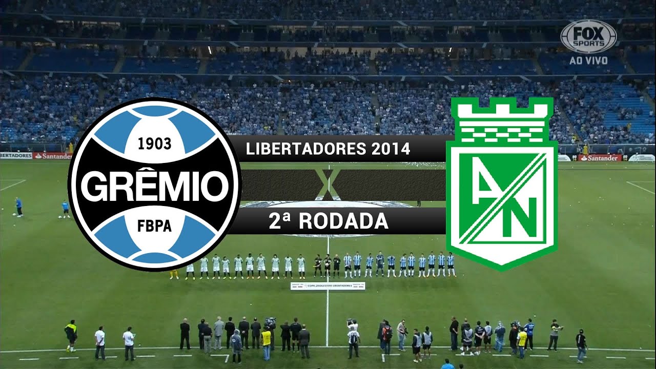 Gols - Grêmio 3 x 0 Atlético Nacional (COL) - Libertadores 2014  - 25/02/2014