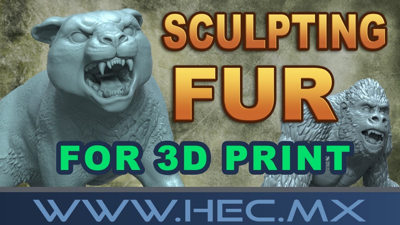 Fur Sculpting Tutorial - Sculpting A Jaguar's Fur