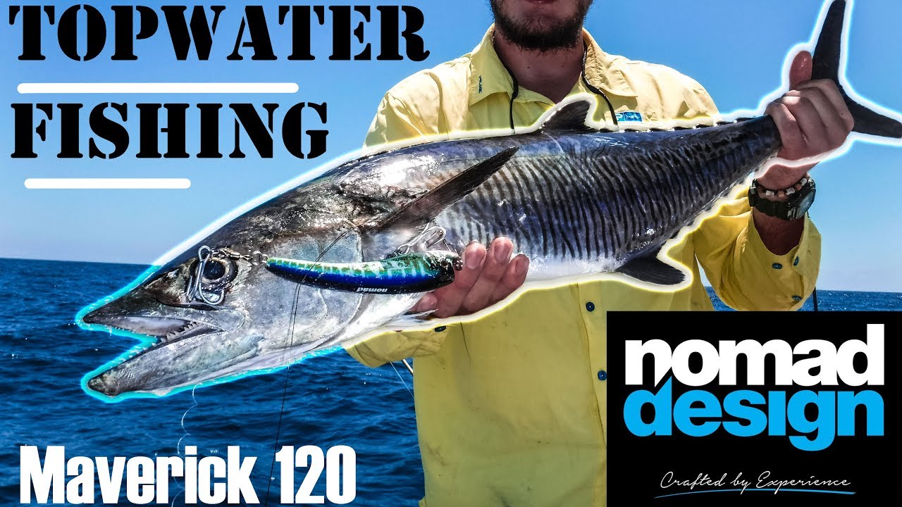 Extreme Topwater Fishing - Nomad Maverick 120