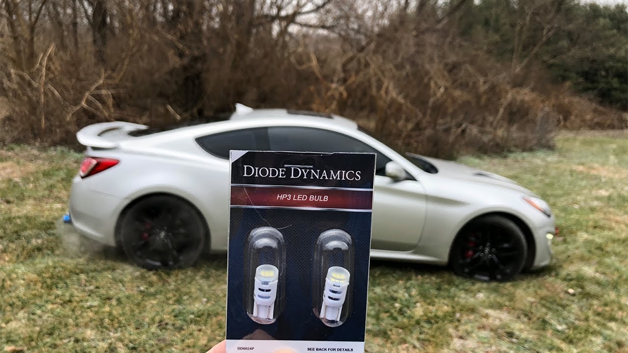Genesis Coupe LED License Plate Light Install!