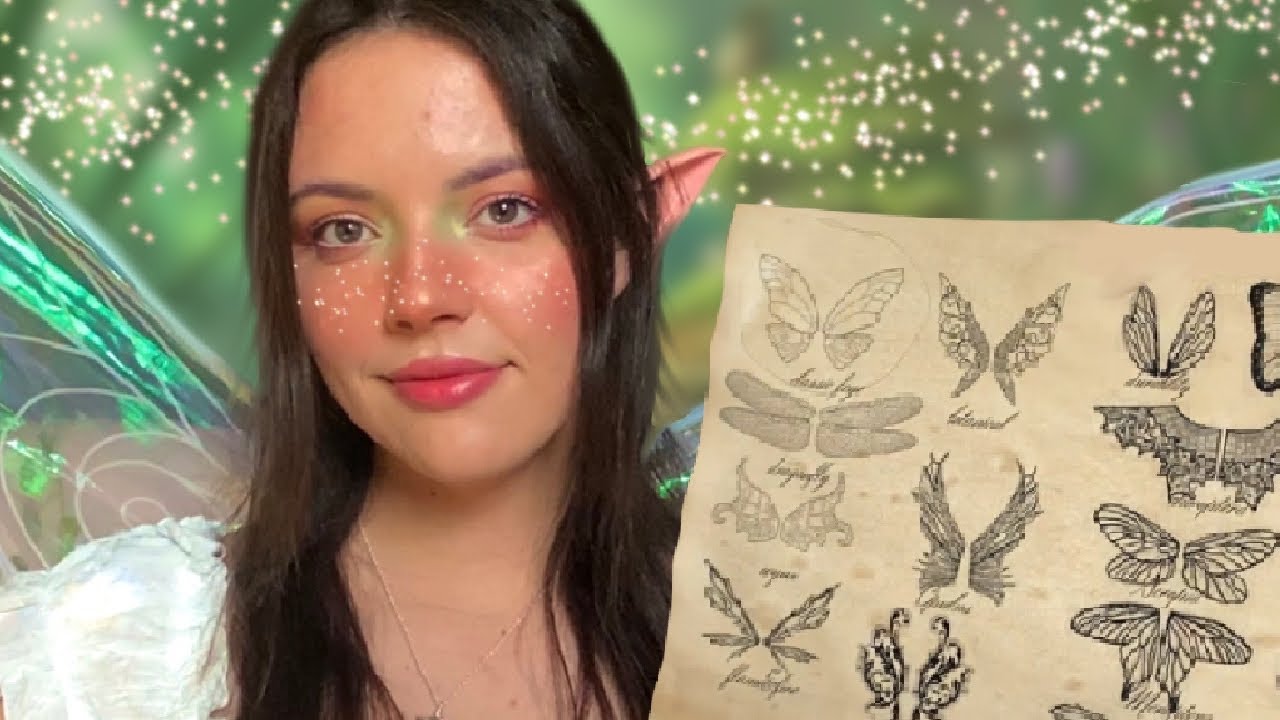 ASMR Designing Your Fairy Wings 🧚‍♀️
