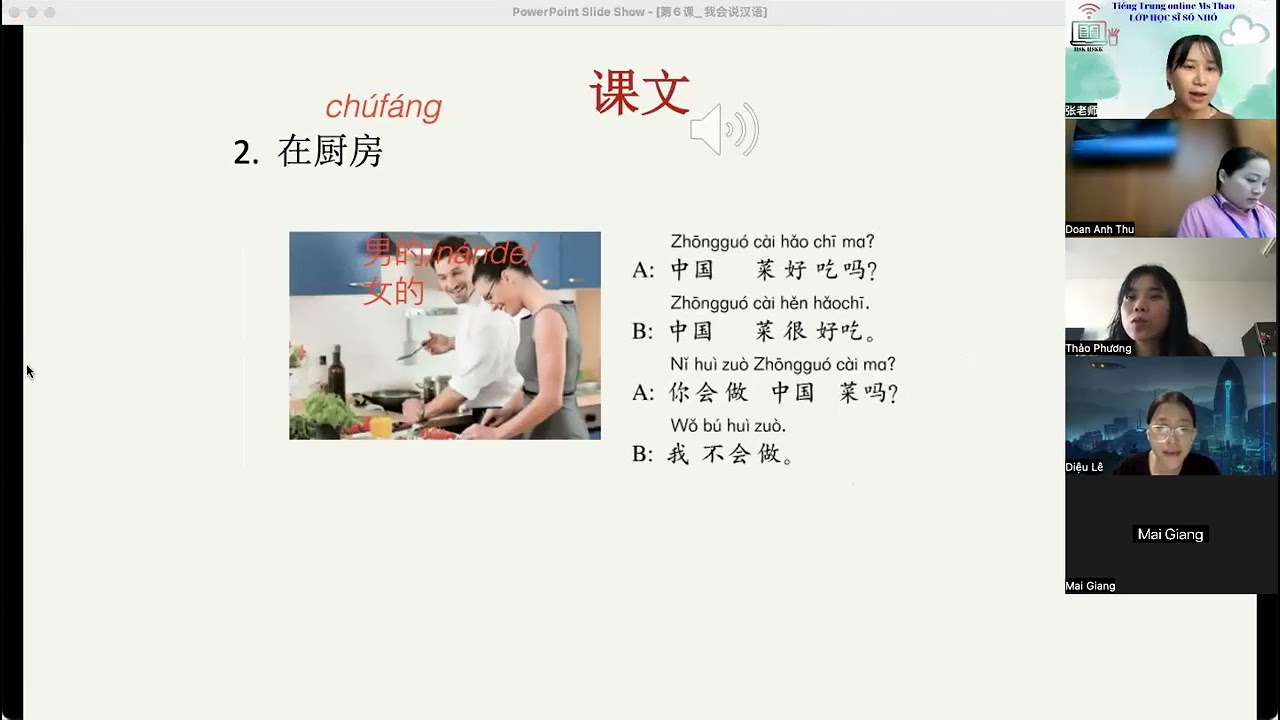 BUỔI 8: BÀI 6+7 HSK1