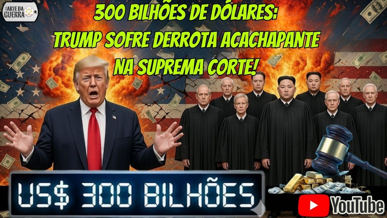 300 bilhões de dólares: Trump Sofre Derrota Acachapante Na Suprema Corte!