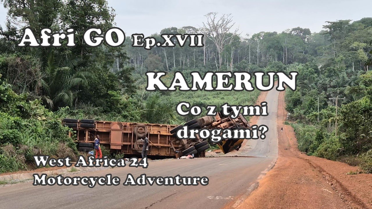 EP. XVII West Africa - Motorcycle Adventure KAMERUN Ape Action - KONGO