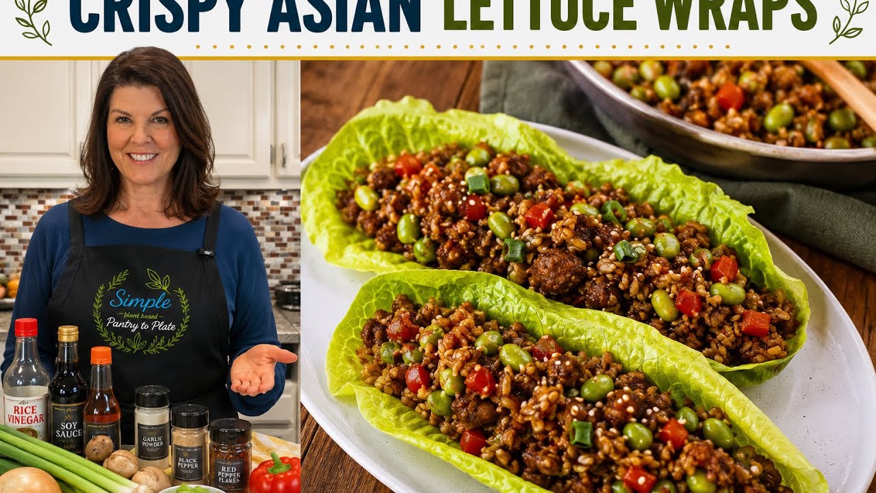 Clean Out Your Fridge Asian Lettuce Wraps (Endlessly Customizable & Oil-Free)