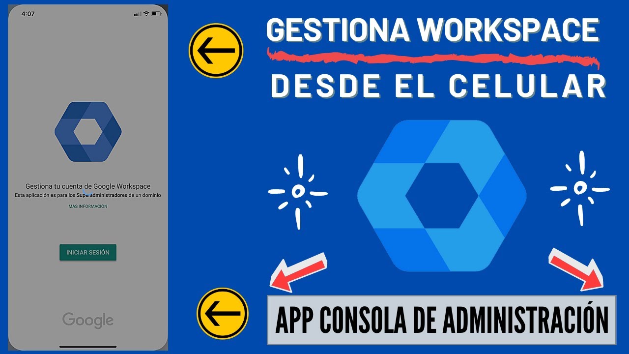 Aplicación (App) Consola del Administrador de Google Workspace para Educación.