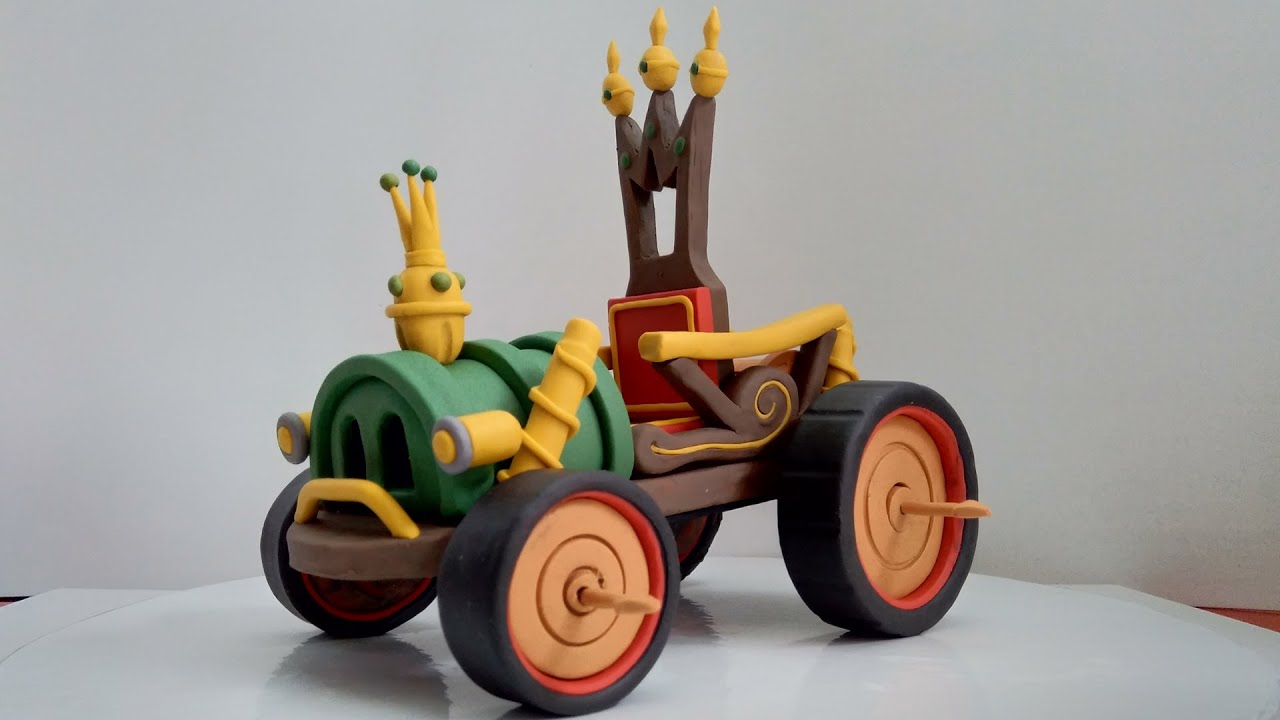 Plastilina | Como Hacer Figuras 🟢(KING PIG KART)🟢 Clay Tutorial (ANGRY BIRDS)
