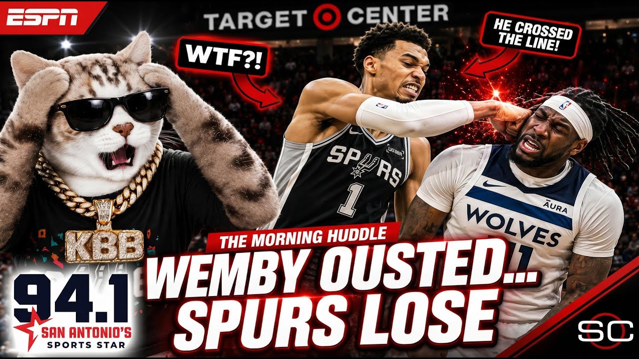 Wemby Ousted...Spurs Lose | The Morning Huddle