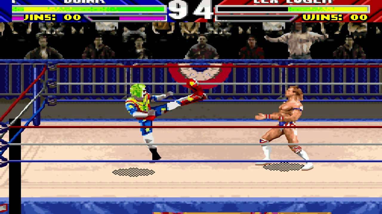 WWF WrestleMania - The Arcade Game Super Nintendo Gameplay ZSNES
