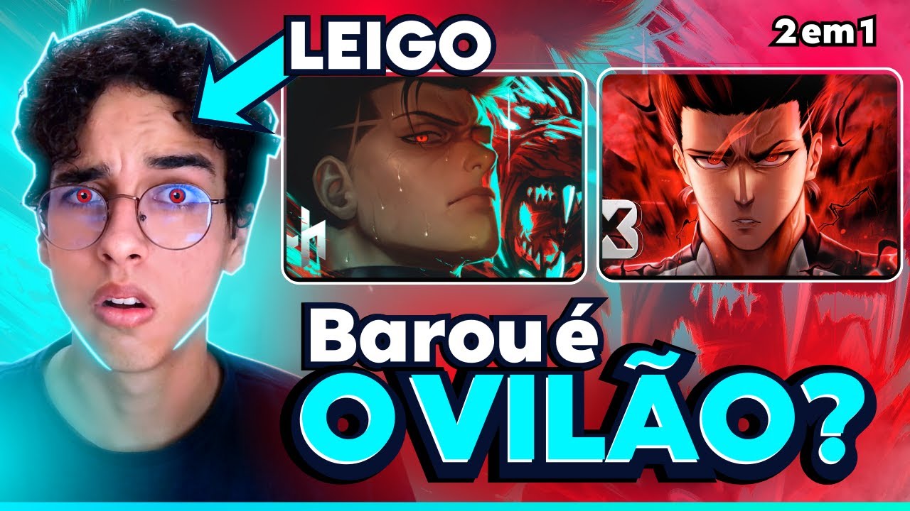 REACT Barou Shoei (Blue Lock) - Coroado | Henrique Mendonça e Blxck - Vilão (Barou Shoei)