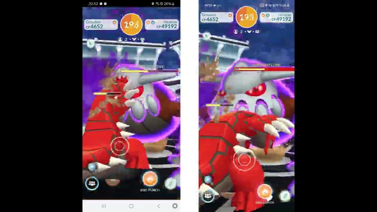 Pokémon Go Shadow Heatran Raid Duo (No Mega/Primal, NWB, No Purified Gem, No Blade Boost)