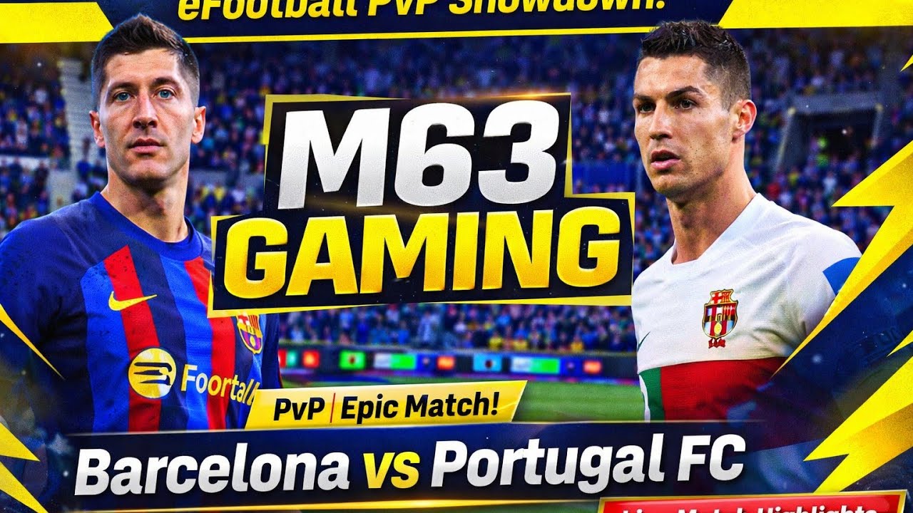 Barcelona vs Portugal FC 🔥 Insane PvP Match! | M63 GAMING