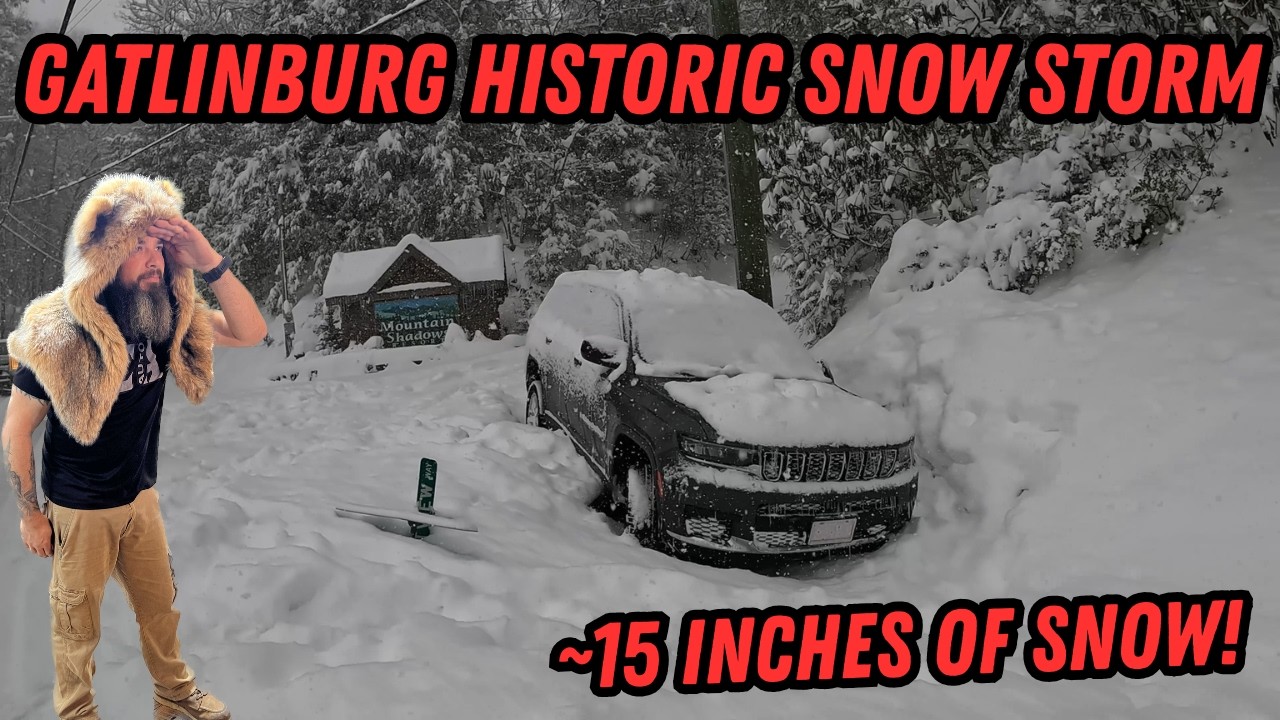 HISTORIC Gatlinburg Snow Storm | Snow & Ice Recoveries