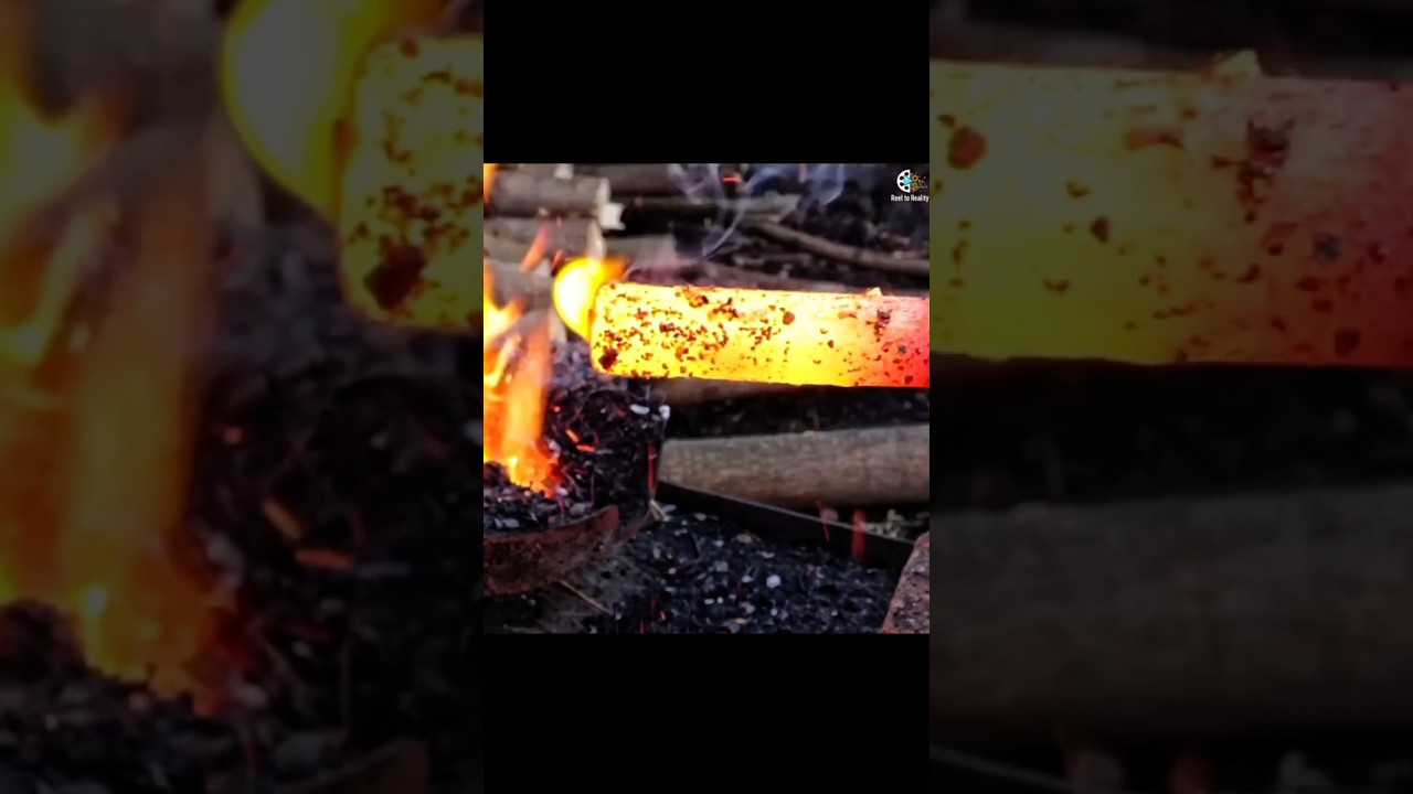 Crafting a KATANA out of Rusted Iron CABLE