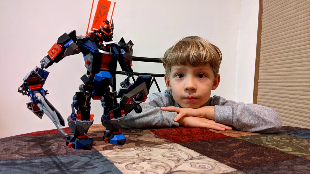 The Black Knight Mech 6 y.o building.