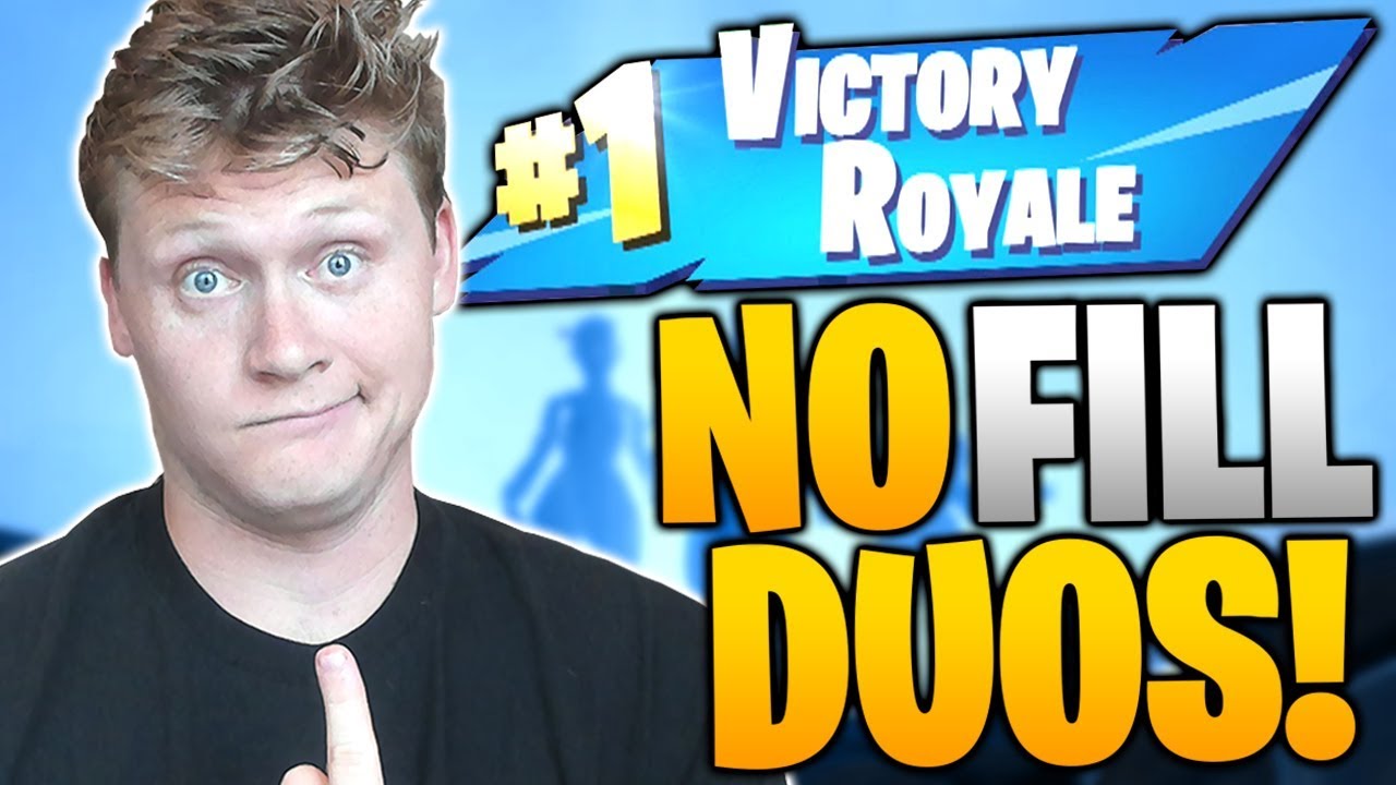 CAN I WIN A NO FILL DUO? FORTNITE: BATTLE ROYALE!