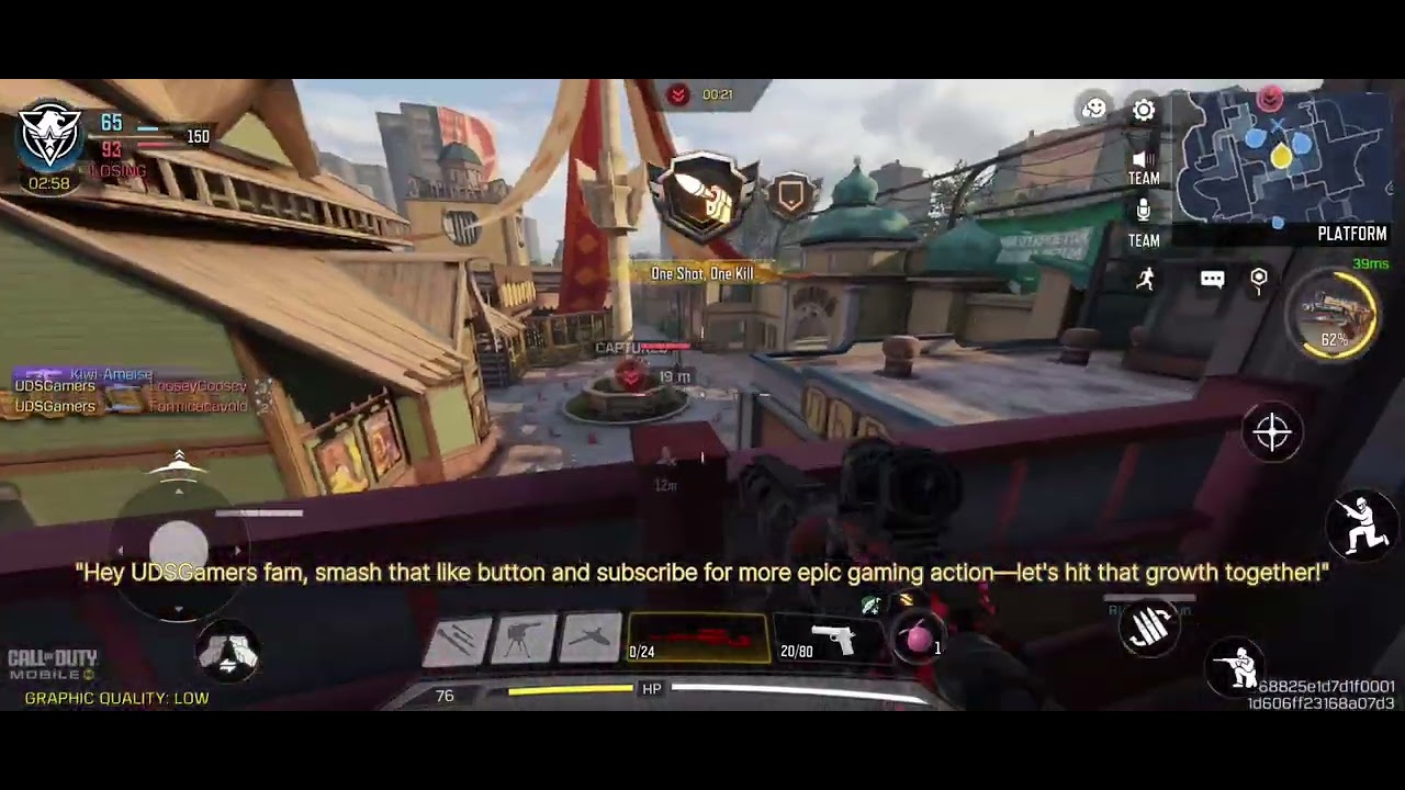 CODM Ranked Madness: 28-Kill MVP Carries to Grandmaster 1!#udsgamers #codm #sniperweapon #codmobile