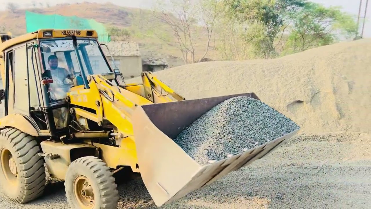 JCB 3Dx ￼power check ￼ karo Day 1￼ ￼ daily blowing    ￼