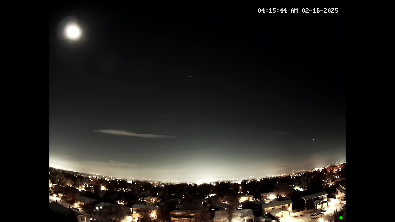 February 16, 2025 — Longs Peak Timelapse — Longmont, Colorado