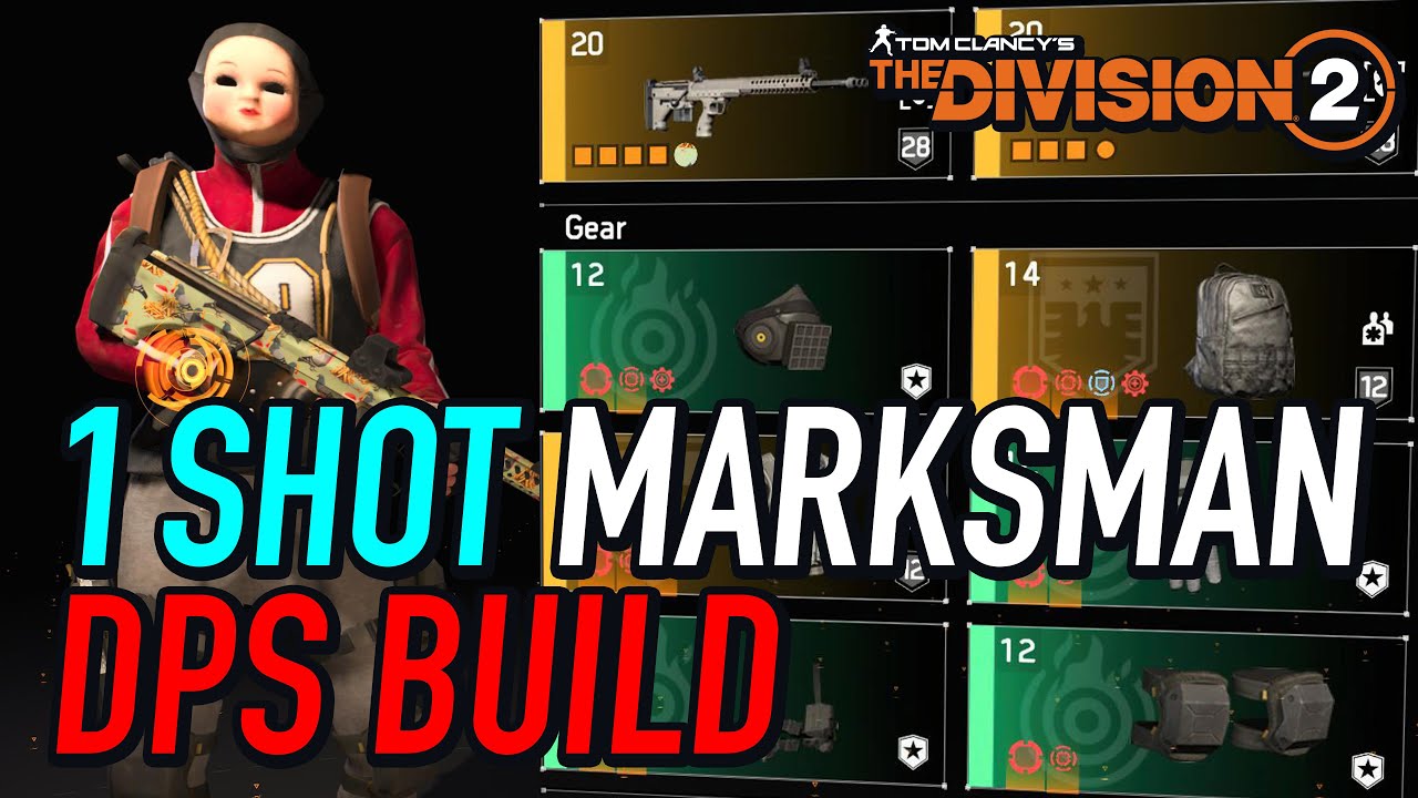 The Division 2 / 1 SHOT / MARKSMAN RIFLE / DPS BUILD