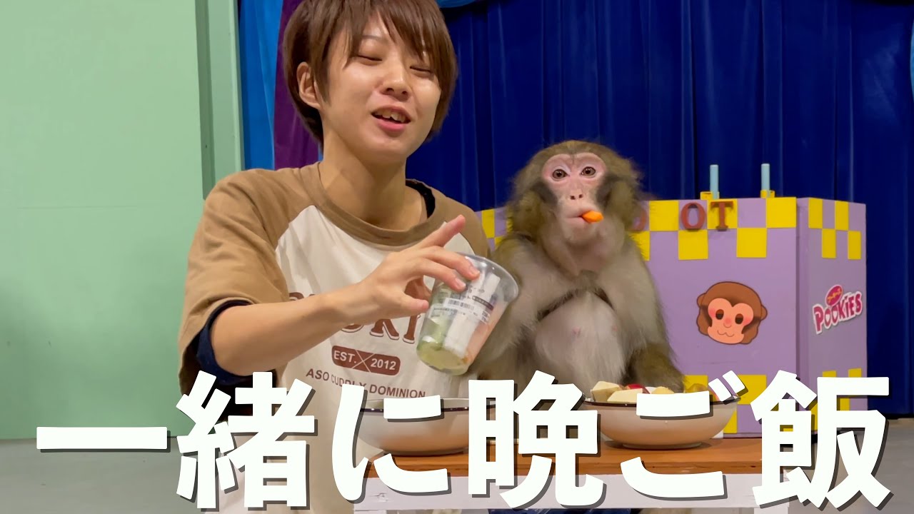 ルートくんと一緒に晩ごはんを食べようのコーナー