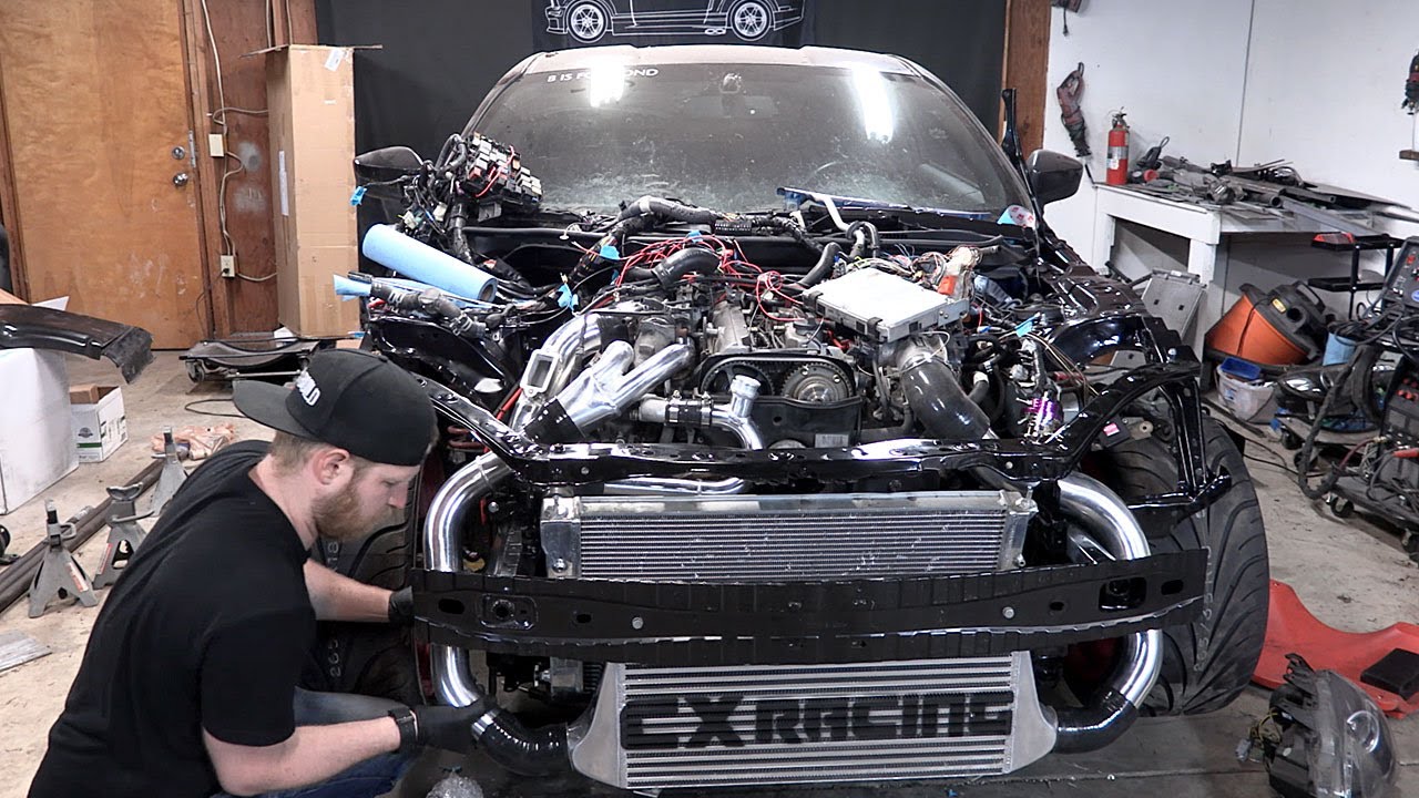 2JZ BRZ Pt 9 - Installing Radiator & Intercooler
