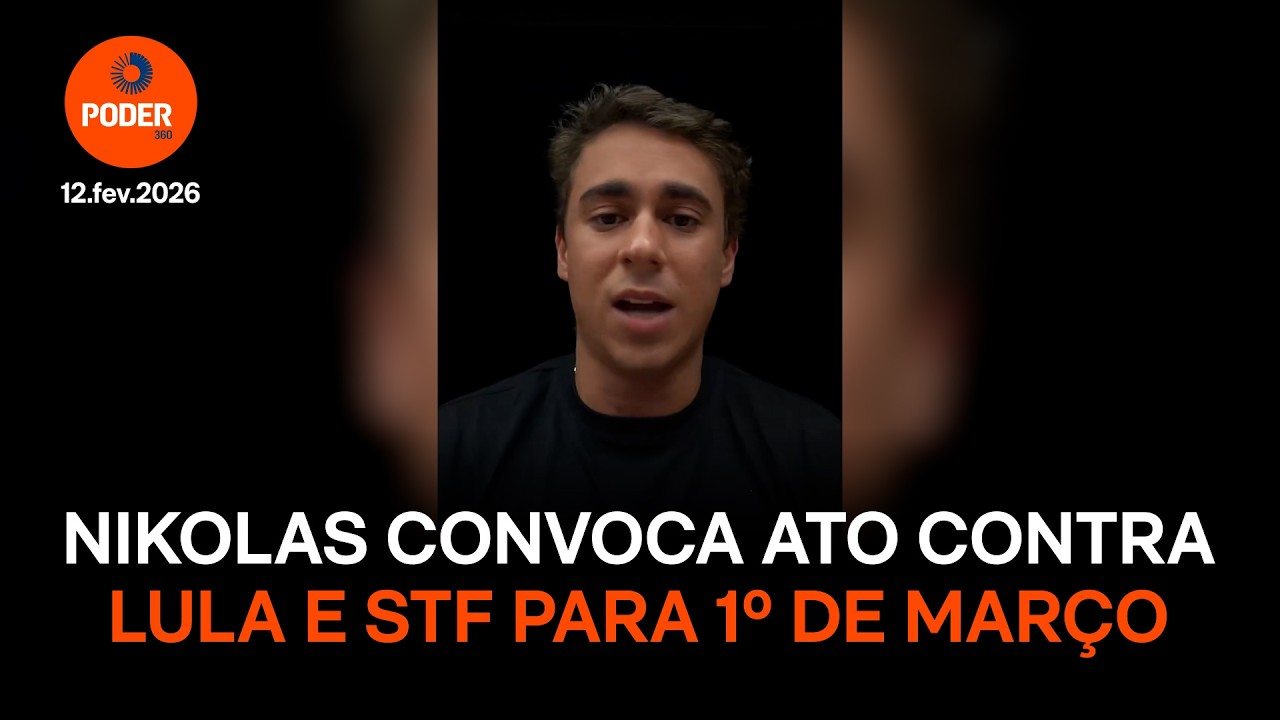 Nikolas convoca ato contra Lula e STF para 1&ordm; de mar&ccedil;o