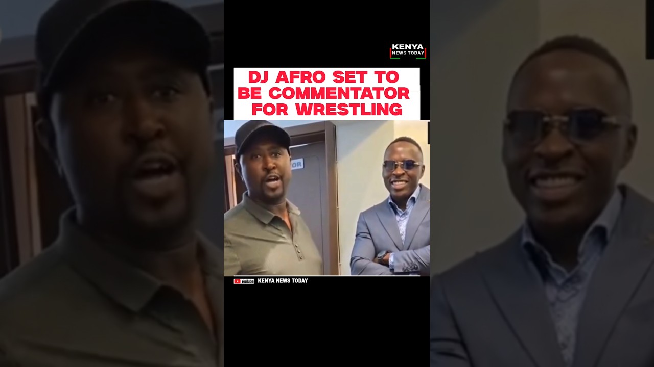 DJ AFRO SET TO BE COMMENTATOR FOR WRESTLING #railaodinga #kenyanews #djafro #djafroamigos
