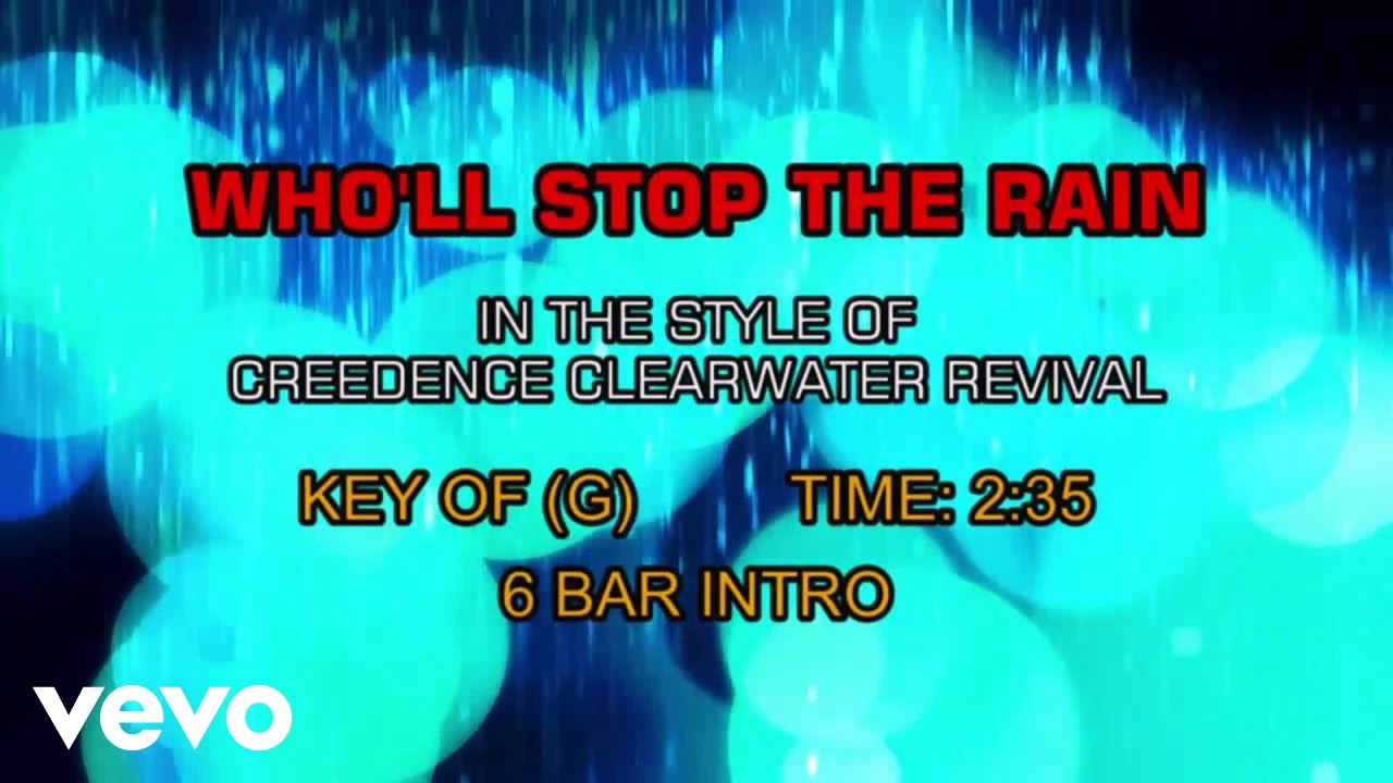 Creedence Clearwater Revival - Who'll Stop The Rain (Karaoke)