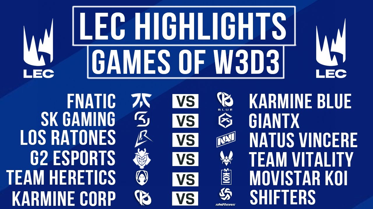 LEC Highlights ALL GAMES W3D3 | LEC 2026 Versus